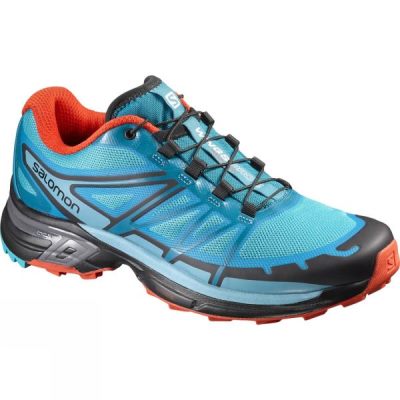 Zapatillas Running Salomon Wings Pro Mujer Azules - Chile KLZ630291